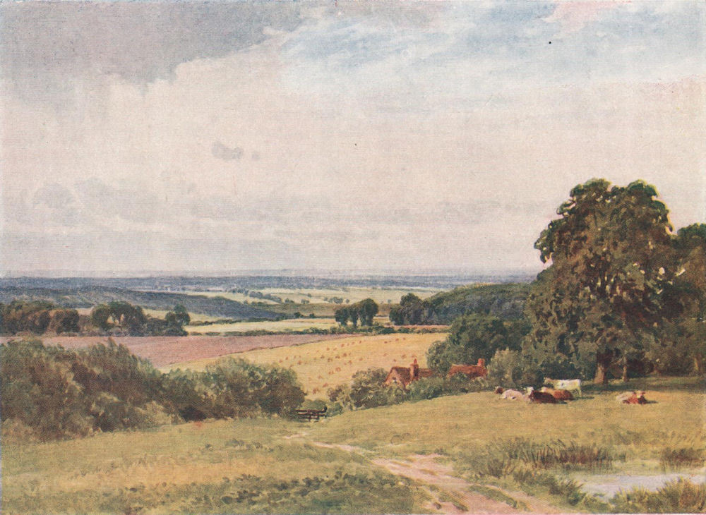 Penn, Buckinghamshire, by Harold Sutton Palmer 1929 vintage print picture